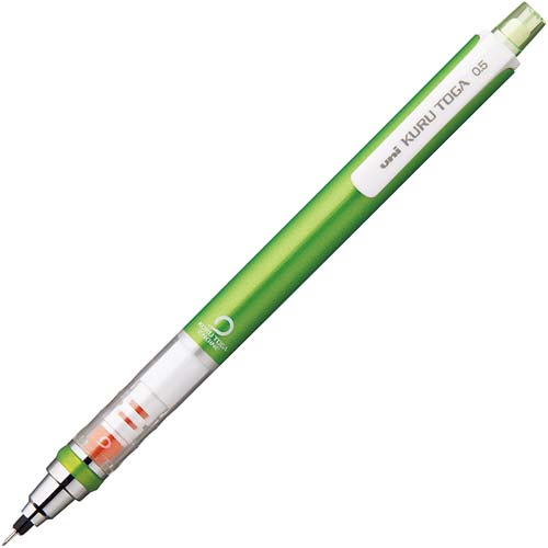 クルトガ　スタンダードモデル0.5mm　グリーン軸