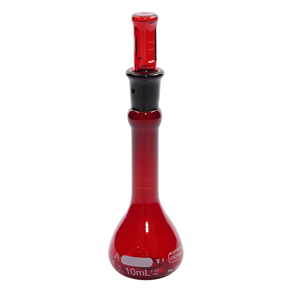 メスフラスコ　CLassA　茶 10mL画像