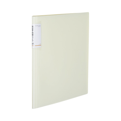 領収書＆明細ファイル（固定式）ノビータ４８Ｐ　白画像