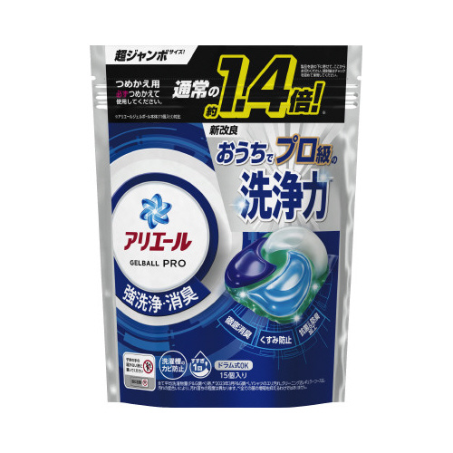 アリエールジェルボールプロ　詰替超ジャンボ画像