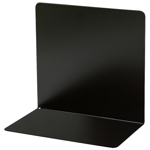 ﾌﾞｯｸｴﾝﾄﾞ ﾏｸﾞﾈｯﾄ付 L型 ﾜｲﾄﾞ 黒 1ｾｯﾄ(4枚)画像