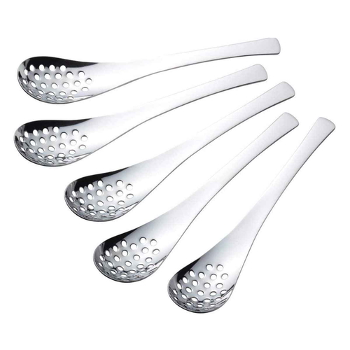 レンゲスプーン 穴あき 5本組画像