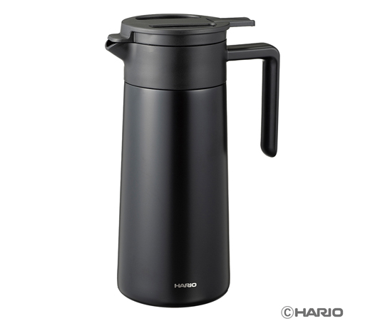 セラミックコーティング 真空二重保温ポット 800mL ブラック