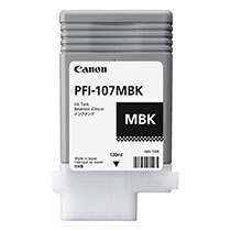 ｲﾝｸﾀﾝｸ PFI-107MBK 顔料ﾏｯﾄﾌﾞﾗｯｸ 130mL 6704B001 1個画像
