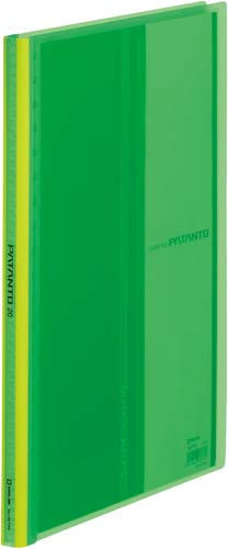 クリアーＦ　パタント（透明）２０Ｐ　Ａ４縦緑１０冊画像