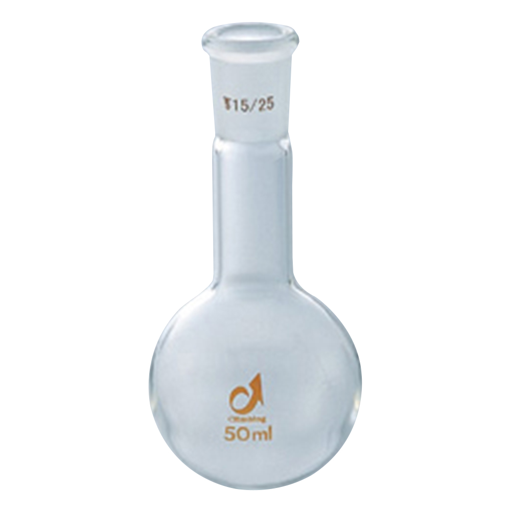 共通摺合丸底フラスコ　50mL　TS15／25画像