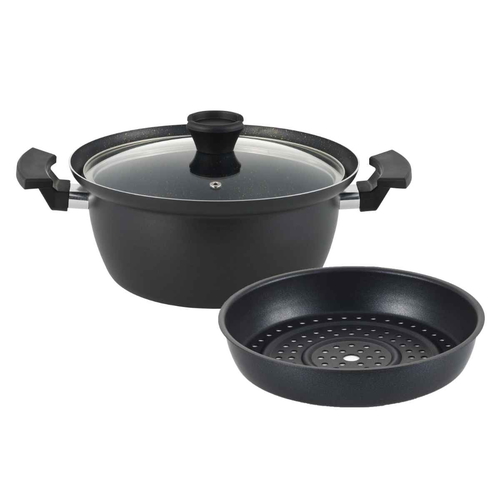 両手鍋 囲 IH対応深型マルチポット 24cm