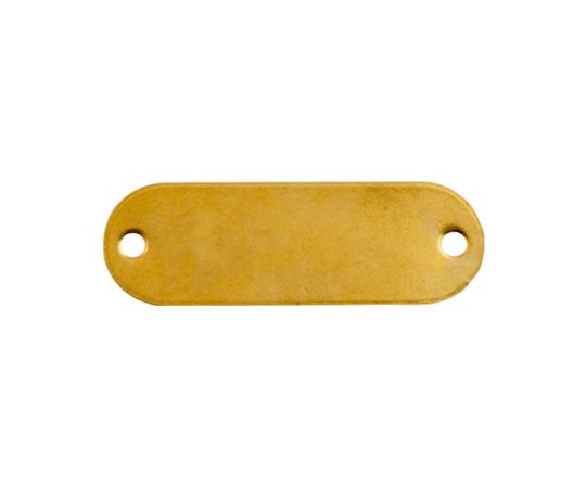 16x48mm　タグブランク(真鍮　長丸/10枚)画像