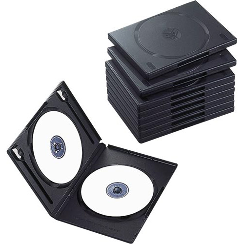 ＤＶＤトールケース　２枚収納　１０個入