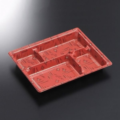 中央化学 弁当容器 HS 古今 L-4 かすりR 本体画像