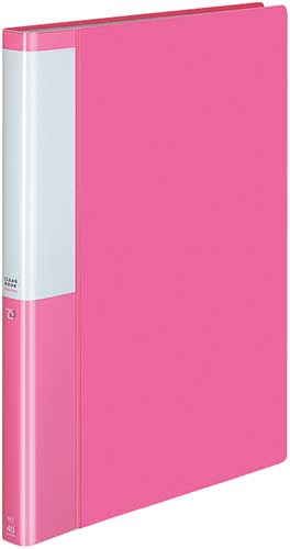 クリヤーブックポジティ　Ａ４縦　桃　４０Ｐ　１０冊画像