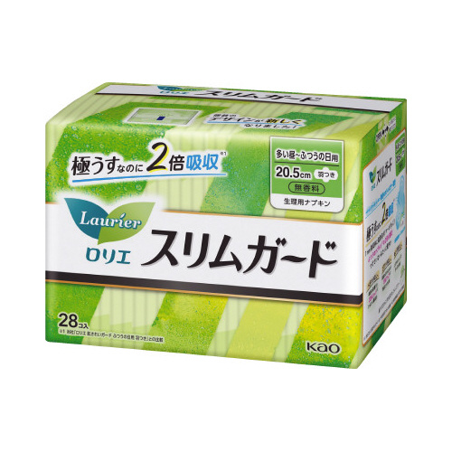 ロリエ　スリムガードしっかり昼用　羽つき２８枚画像
