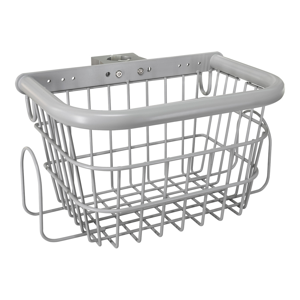 モバイルデバイススタンド ワイヤーバスケット・ハンドル付き画像