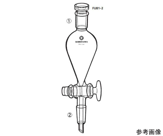 接続型分液ロート（スキーブ型）
