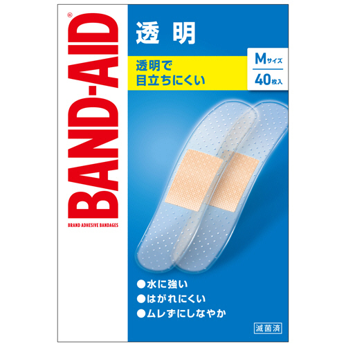 ﾊﾞﾝﾄﾞｴｲﾄﾞ 透明 Mｻｲｽﾞ 1箱(40枚)画像