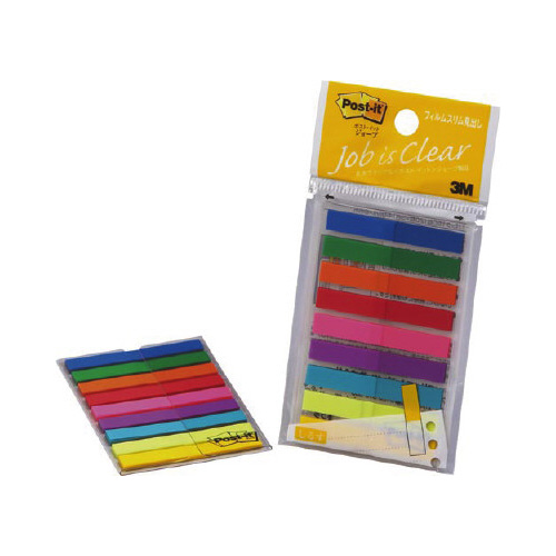 ポストイット　ジョーブ　６ｍｍ幅　混色Ｘ１０画像