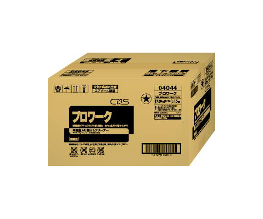 プロワーク 1ケース（420mL／本×15本入り） 綺麗に整列された15本のパッケージが並んでいる状態