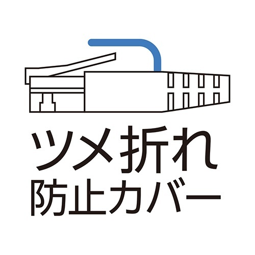 ミヨシ CAT.6A LANケーブル スタンダード ブルー 2m 1本 ケーブルが束ねられた状態で、青色のラベルが見える。
