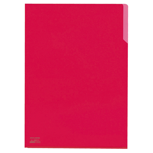 ｸﾘﾔｰﾎﾙﾀﾞｰ10(ﾃﾝ) A4 赤 1ｾｯﾄ(5枚)画像