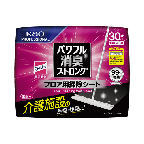 パワフル消臭ストロング　フロア用掃除シート30枚画像