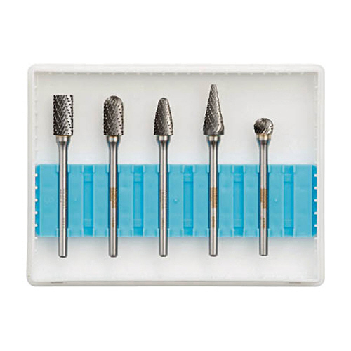 超硬ﾊﾞｰｾｯﾄBｼﾘｰｽﾞ 軸3mm 刃径6.4mm 1ｾｯﾄ(5本)画像