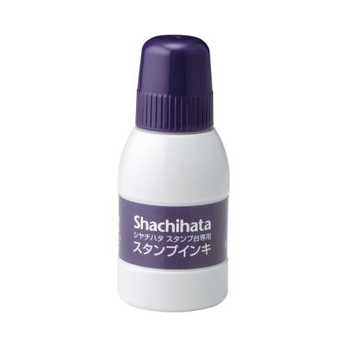 シヤチハタスタンプ台専用補充インキ　小瓶　紫画像