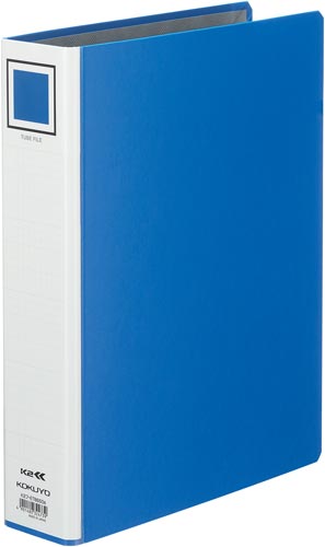 両開きチューブＦ＜Ｋ２＞Ａ４縦背幅６５ｍｍ青３冊