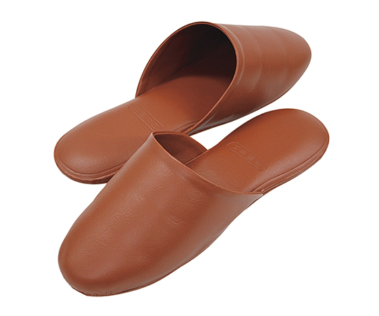 スリッパ（抗菌ノーブル）　ブラウン　1足画像