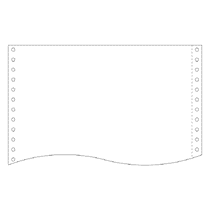 NIPﾌｫｰﾑ 15×11ｲﾝﾁ 1P 白無地 1箱(3000枚)