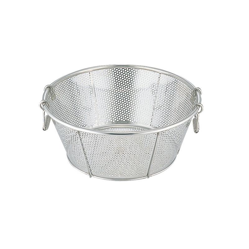 ザル BK18-8パンチング浅型ざる 51cm 穴径φ2mm 本間冬治工業画像