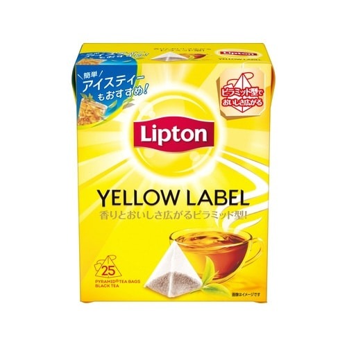 イエローラベル　三角ティーバッグ　２５Ｐ画像