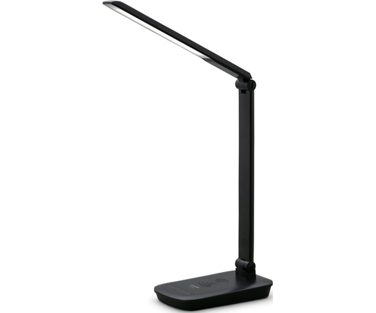 LEDデスクライトQi充電シリーズ　平置きタイプ　調光　ブラック画像