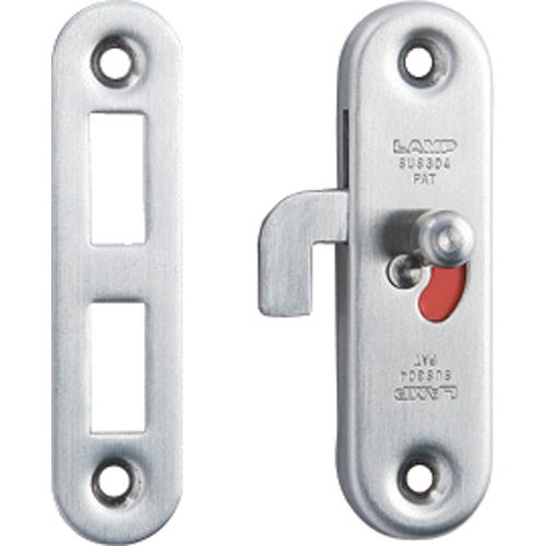 LAMP 引戸面付け細口ｶﾏ錠 室内側表示付 180578 1ｾｯﾄ