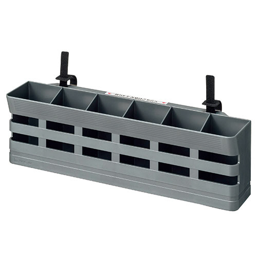 折りたたみ傘のｶｻ立て 6本収納ﾀｲﾌﾟ ﾀﾞｰｸｸﾞﾚｰ 1個画像