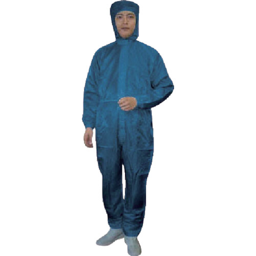 ﾌｰﾄﾞ付ｶﾊﾞｰｵｰﾙ 紺 LL 1着画像