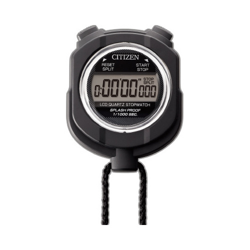 シチズンストップウオッチ　０５５　ブラック画像