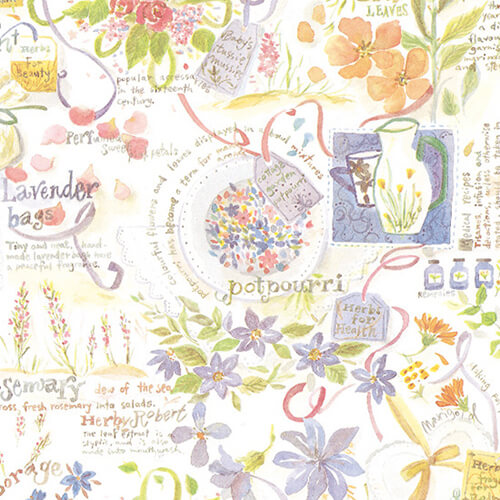 包装紙 半才 ポプリガーデン画像