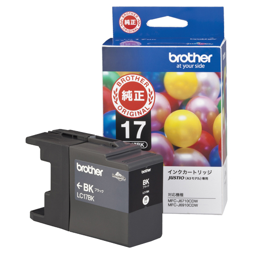 ｲﾝｸｶｰﾄﾘｯｼﾞ 黒 大容量 LC17BK 1個画像