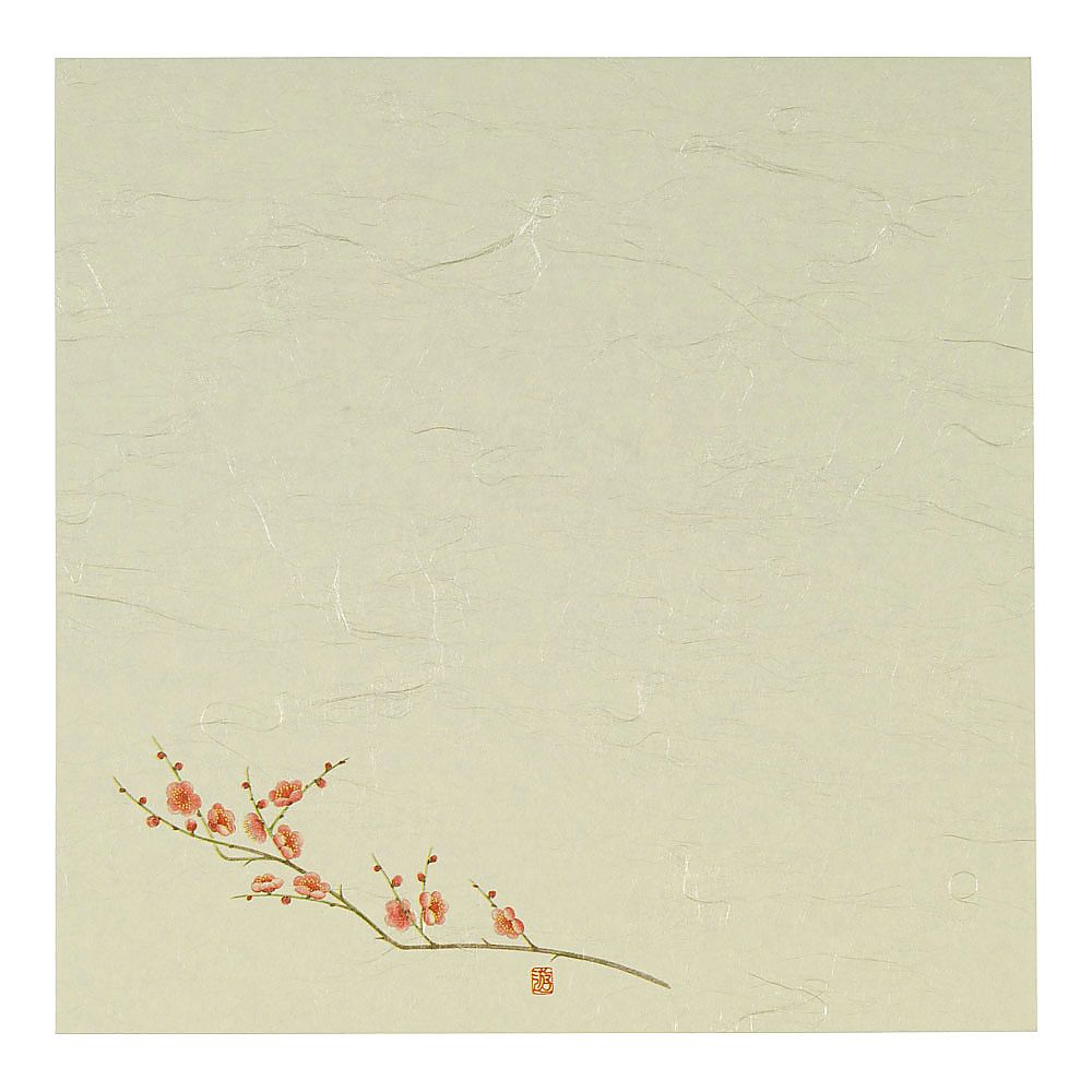 5寸懐紙 四季の花(100枚入) 梅画像