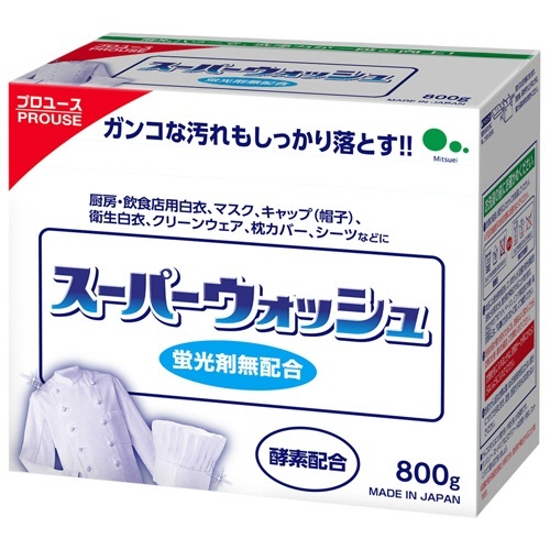 スーパーウォッシュ 粉末洗剤 800g 1箱画像