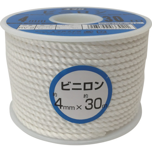 ﾛｰﾌﾟ ﾋﾞﾆﾛﾝﾛｰﾌﾟﾎﾞﾋﾞﾝ巻 4φ×30m 1巻画像