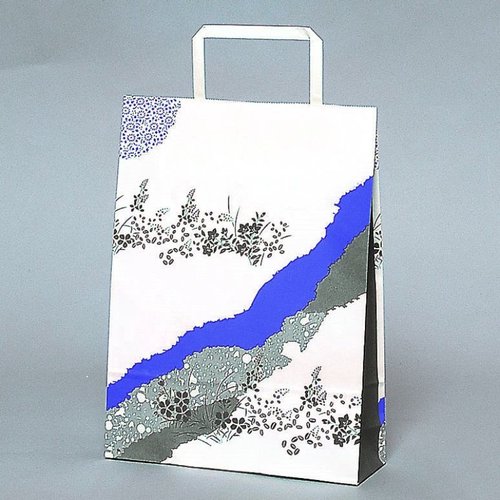 紙手提げ袋 ラッピーバッグ SS-2 セレモニー(哀悼) 福助工業 [ケース販売]画像