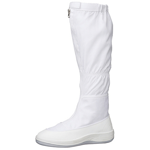 男女兼用 静電作業靴 ｴﾚﾊﾟｽ ｸﾘｰﾝﾌﾞｰﾂ SU561 ﾎﾜｲﾄ 24.0cm 1足画像