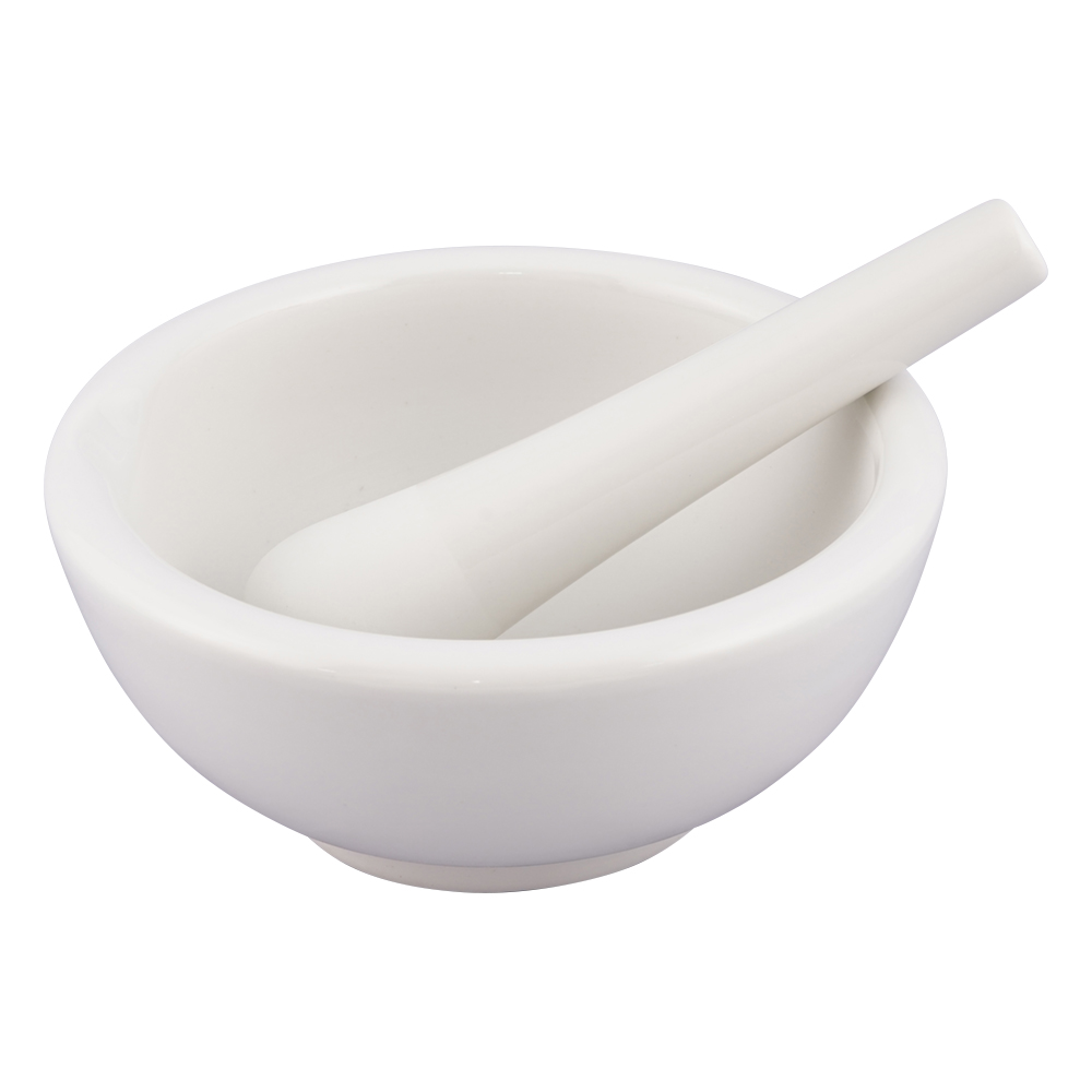 磁製乳鉢　φ150mm　　乳棒付き画像