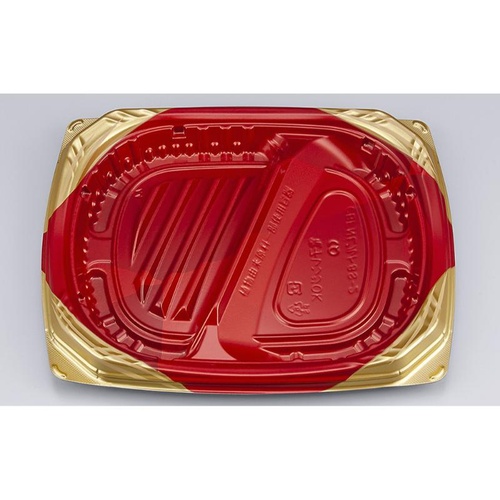 シーピー化成 弁当容器 CBFNビルト8S-2 ソアRG 本体画像