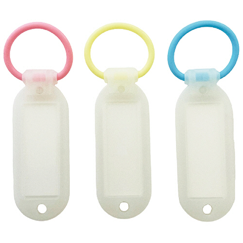 ふんわﾘﾝｸﾞ ﾈｰﾑﾎﾙﾀﾞｰ ﾎﾜｲﾄ 1ｾｯﾄ(15個:3個×5ﾊﾟｯｸ)画像