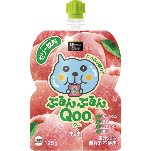 ﾐﾆｯﾂﾒｲﾄﾞ ぷるんぷるんQoo もも 125gﾊﾟｳﾁ 1ｾｯﾄ(30個)画像