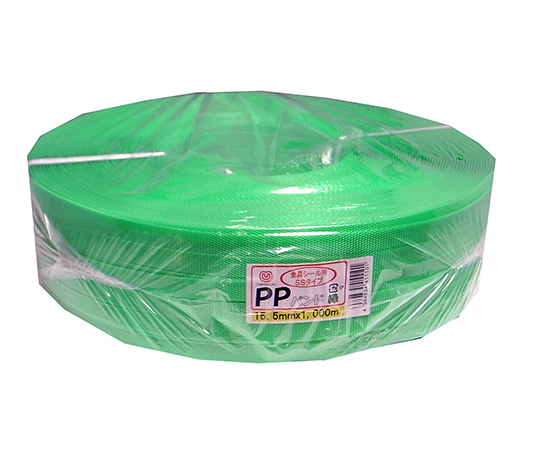 荷造り・結束用PPバンド 15.5mm×1000m 緑 5巻入画像