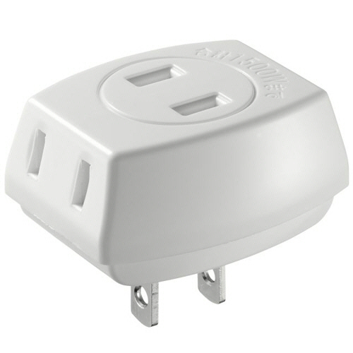 ﾄﾘﾌﾟﾙﾀｯﾌﾟ 2P･3個口 ﾎﾜｲﾄ 1個画像