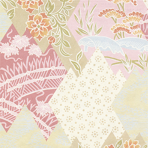 包装紙 かすみ 半才判 1ﾊﾟｯｸ(50枚)画像